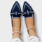 Dalva - Sapatos rasos para mulher com nó — vista 2