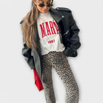 Chandra - Calças de ganga vintage leopardo — vista 4
