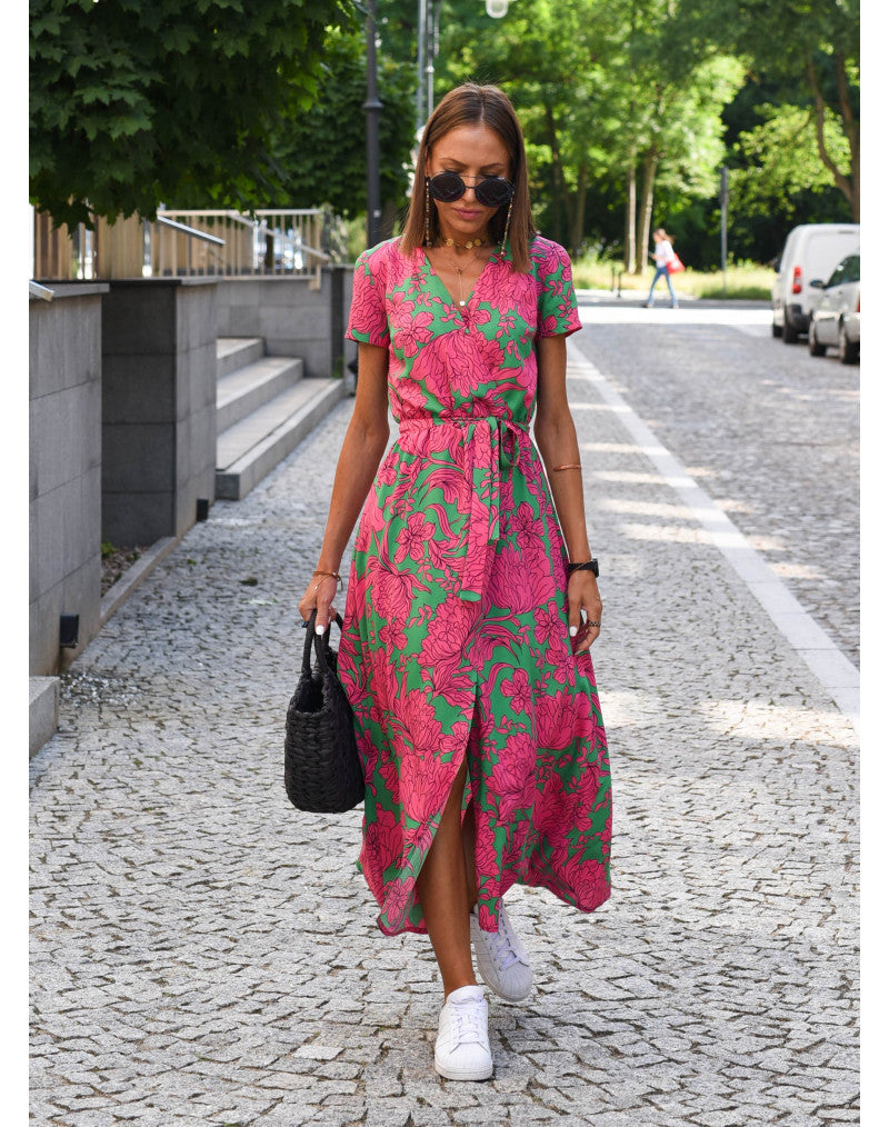 Amélia - Vestido Midi Floral — vista 2