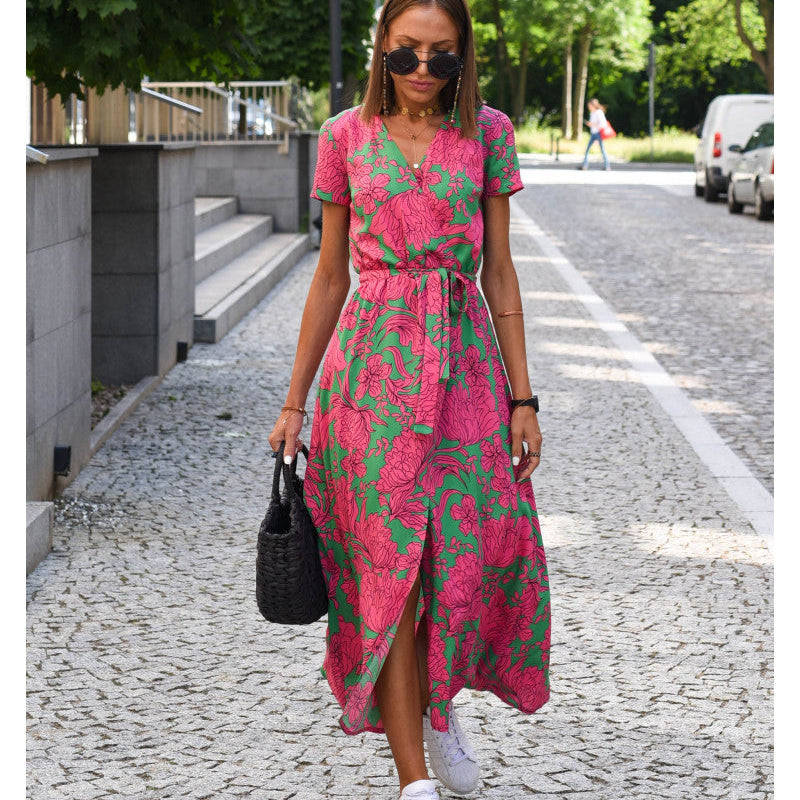 Amélia - Vestido Midi Floral — vista 2