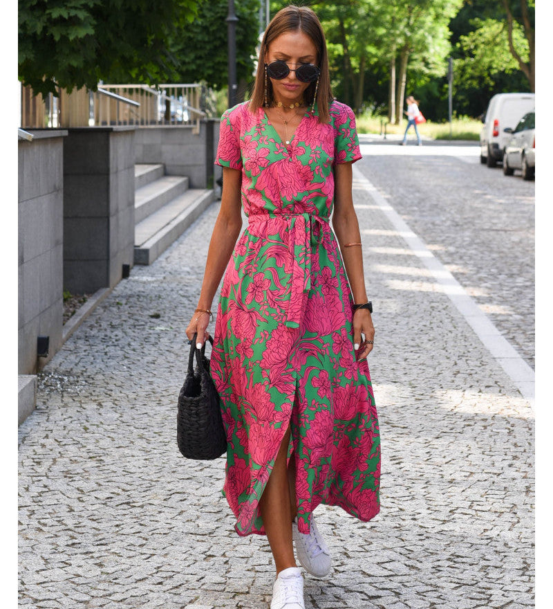Amélia - Vestido Midi Floral — vista 2