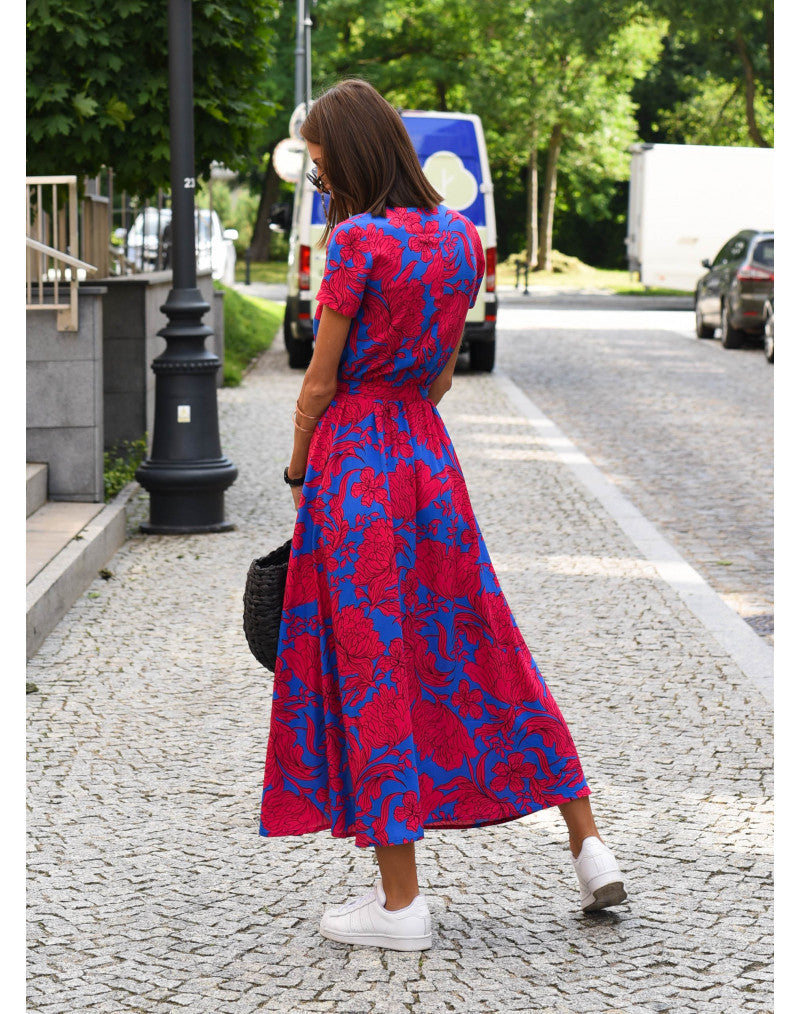 Amélia - Vestido Midi Floral — vista 6