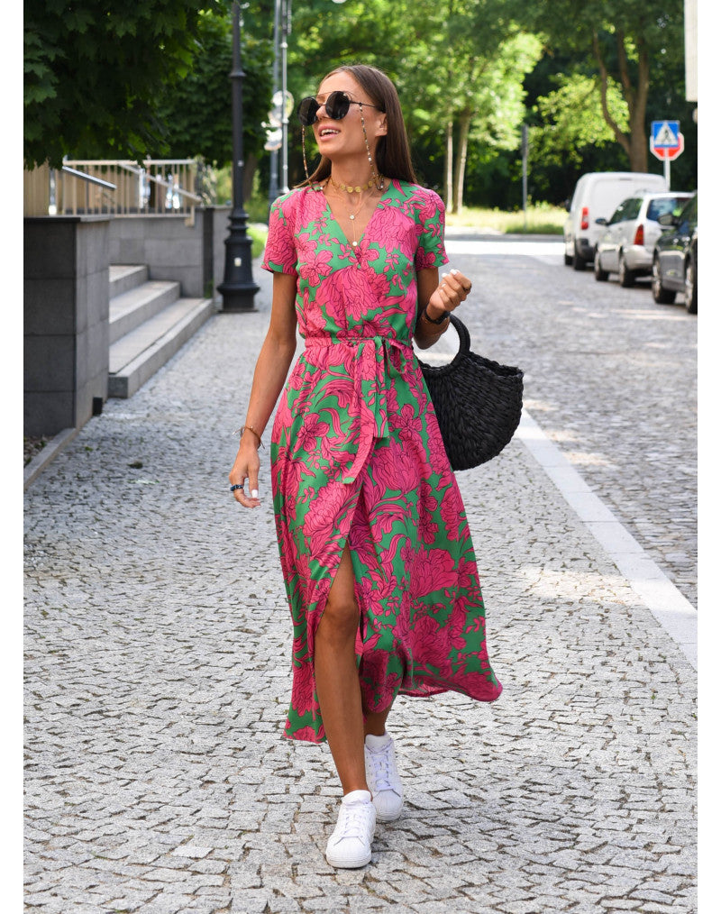 Amélia - Vestido Midi Floral — vista 3