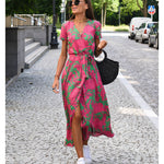 Amélia - Vestido Midi Floral — vista 3