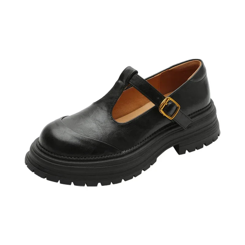 Mary Janes - Sapato Elegante em Couro