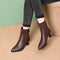 Clara - Botas com plataforma em Couro — vista 3