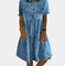 Vestido de Jeans Boémio — vista 2