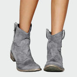 Botas de cowboy retro de tornozelo — vista 4