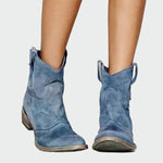 Botas de cowboy retro de tornozelo — vista 3