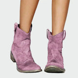 Botas de cowboy retro de tornozelo — vista 5