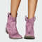 Botas de cowboy retro de tornozelo — vista 5