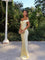 Bárbara - Vestido Maxi em Cetim — vista 2