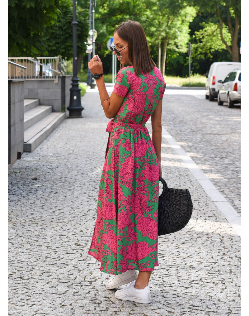 Amélia - Vestido Midi Floral — vista 4