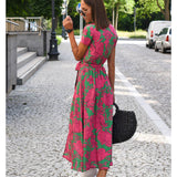Amélia - Vestido Midi Floral — vista 4