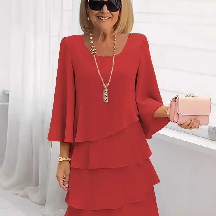 Catarina - Vestido Elegante e Confortável com Rendas — vista 5