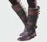 Botas de couro retro