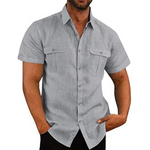 Camisa - Manga Curta Dois Bolsos — vista 4