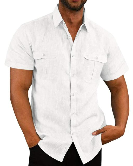 Camisa - Manga Curta Dois Bolsos — vista 8