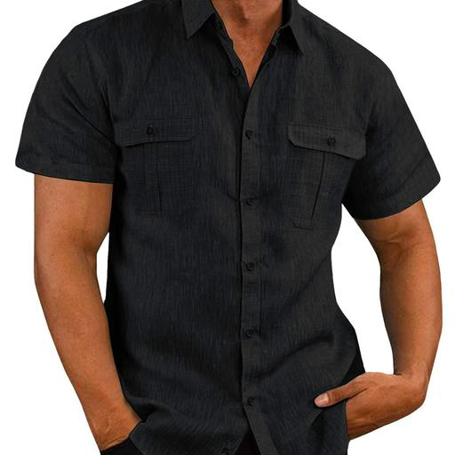 Camisa - Manga Curta Dois Bolsos — vista 9