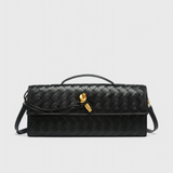 Mónica | Clutch Elegante com Detalhe Dourado