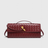 Mónica | Clutch Elegante com Detalhe Dourado