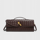 Mónica | Clutch Elegante com Detalhe Dourado