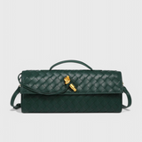 Mónica | Clutch Elegante com Detalhe Dourado