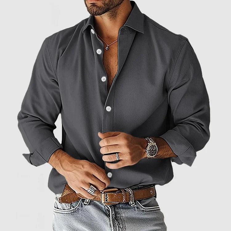 Camisa de Vestir Soft-Blend - Forma Limpa — vista 6