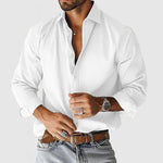 Camisa de Vestir Soft-Blend - Forma Limpa — vista 7