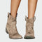 Botas de cowboy retro de tornozelo