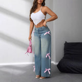 Constança | Jeans Wide Leg com Laço