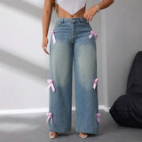 Constança | Jeans Wide Leg com Laço
