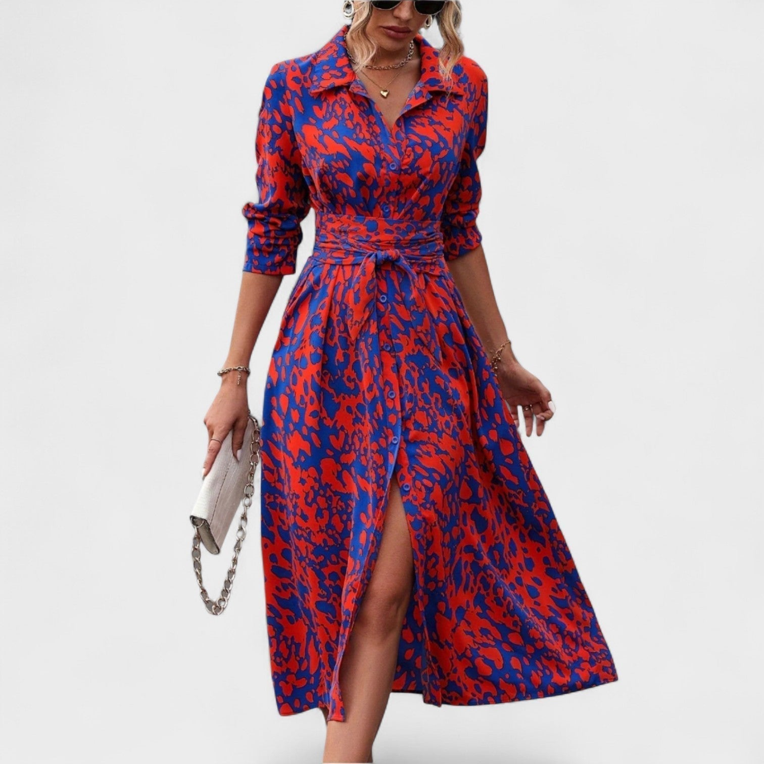 Bianca - Vestido Animal Print — vista 3