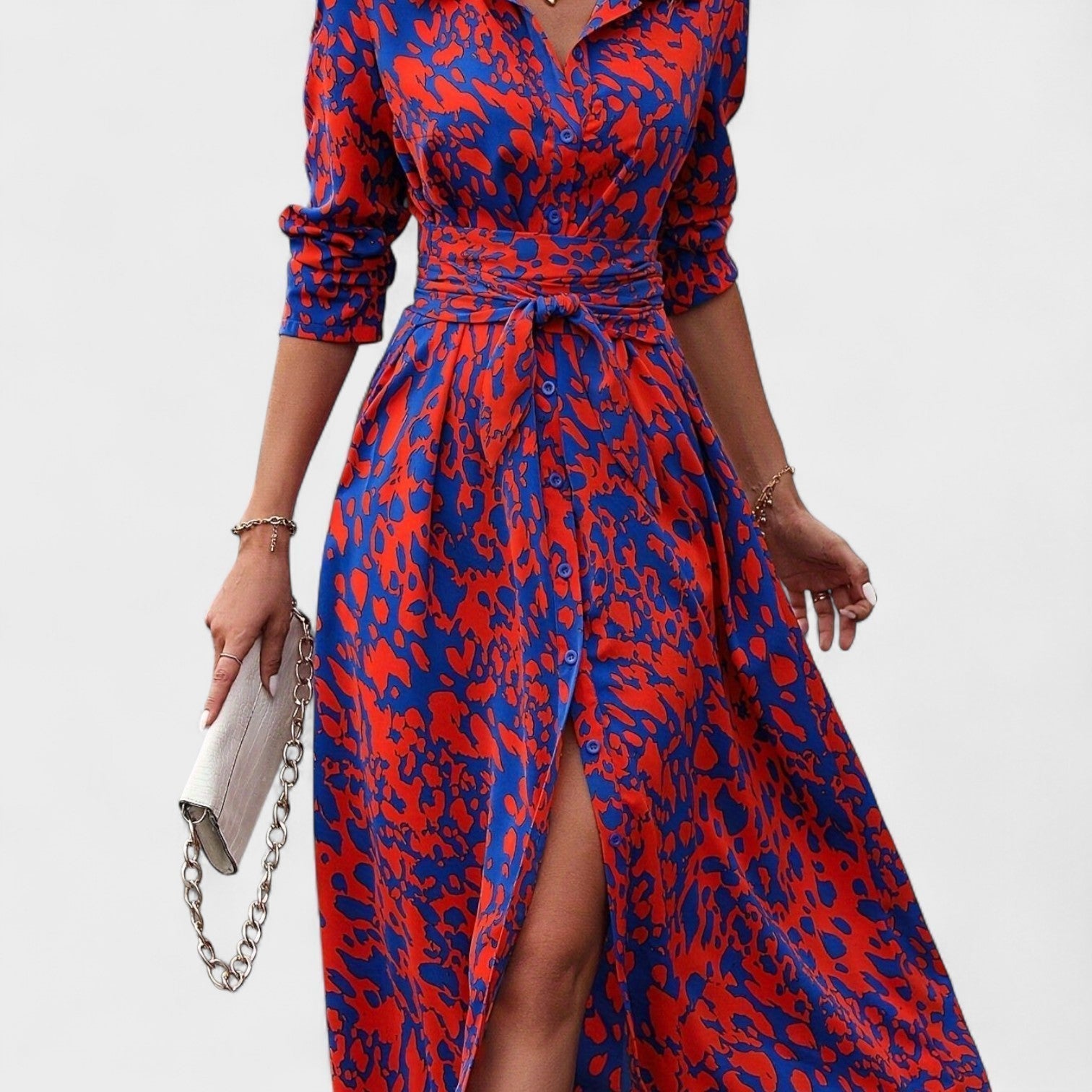 Bianca - Vestido Animal Print — vista 4