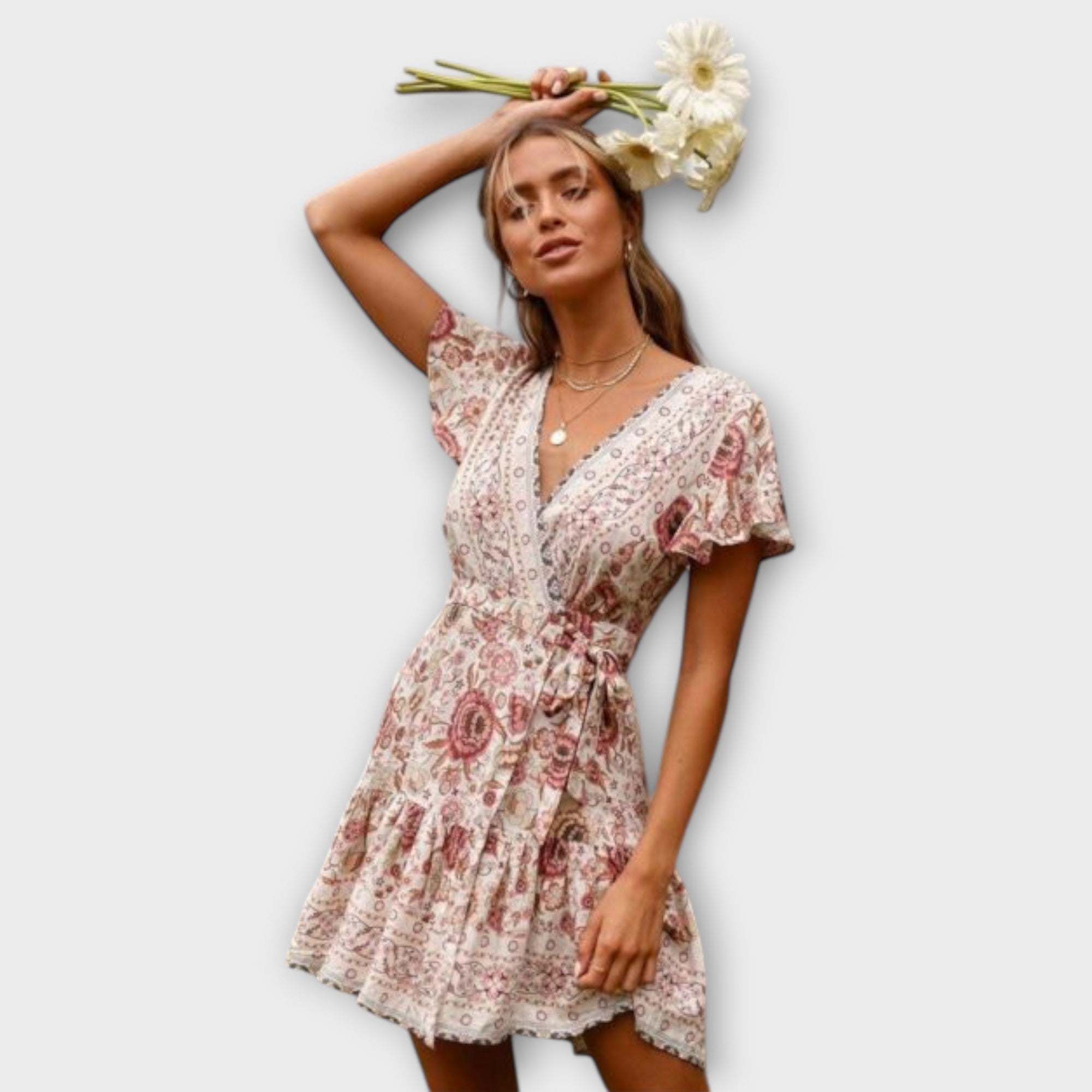 Amina - Vestido curto — vista 3