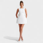 Catarina - Mini vestido com pérolas — vista 3