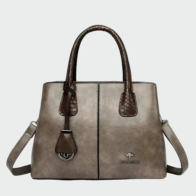 Bolsa de couro elegante — vista 4