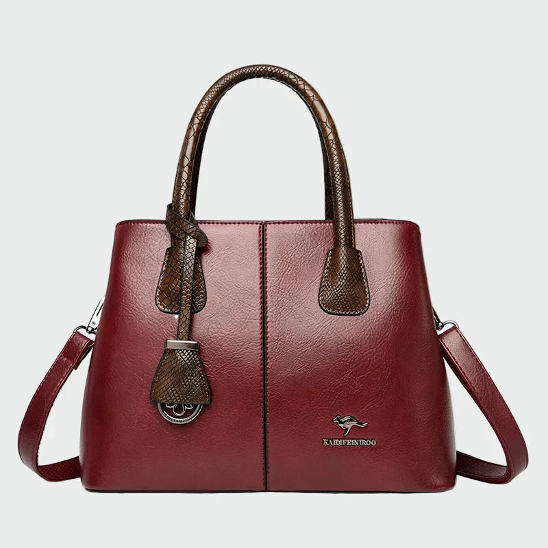 Bolsa de couro elegante — vista 3