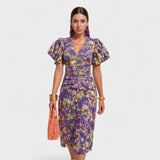 Lília - Vestido Fuego Tropical — vista 11