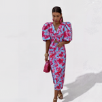 Lília - Vestido Fuego Tropical — vista 5