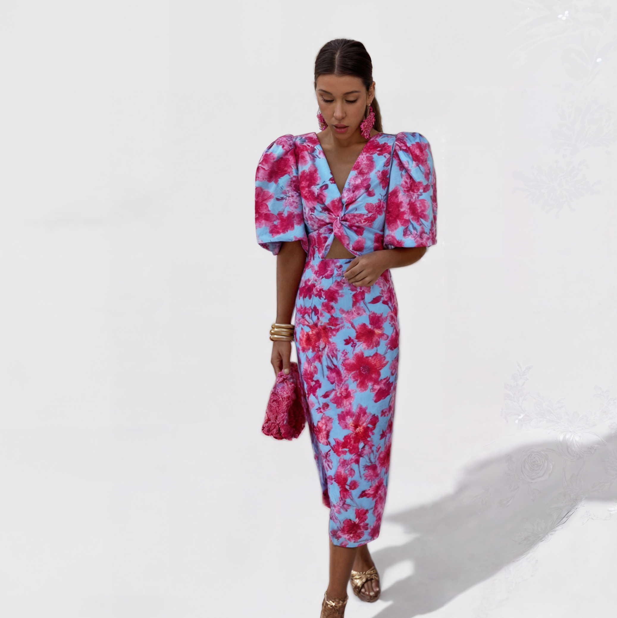 Lília - Vestido Fuego Tropical — vista 5