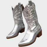 Botins de cowboy metálicos — vista 3