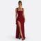 Vitória - Vestido Maxi Formal Elegante Com Costas Abertas — vista 3