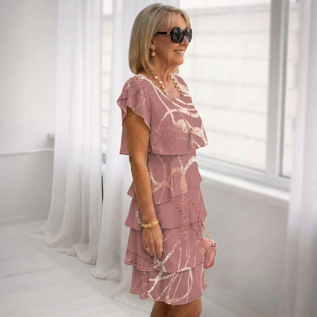 Beatriz - Vestido Elegante de Conforto com Rendas — vista 2