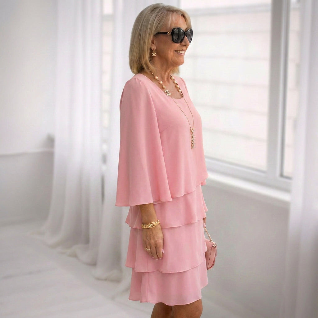 Catarina - Vestido Elegante e Confortável com Rendas — vista 2