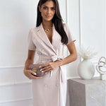 Cecília - Vestido com Modelagem Slim — vista 6