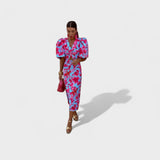 Lília - Vestido Fuego Tropical — vista 8