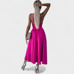 Cielo - Vestido Midi com Abertura — vista 4