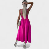 Cielo - Vestido Midi com Abertura — vista 4