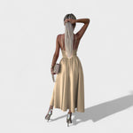 Cielo - Vestido Midi com Abertura — vista 9